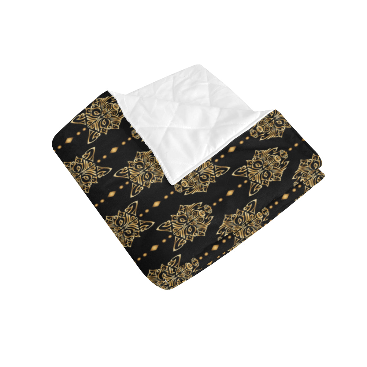 Aztec Wolf Pattern Print Design 04 Premium Quilt