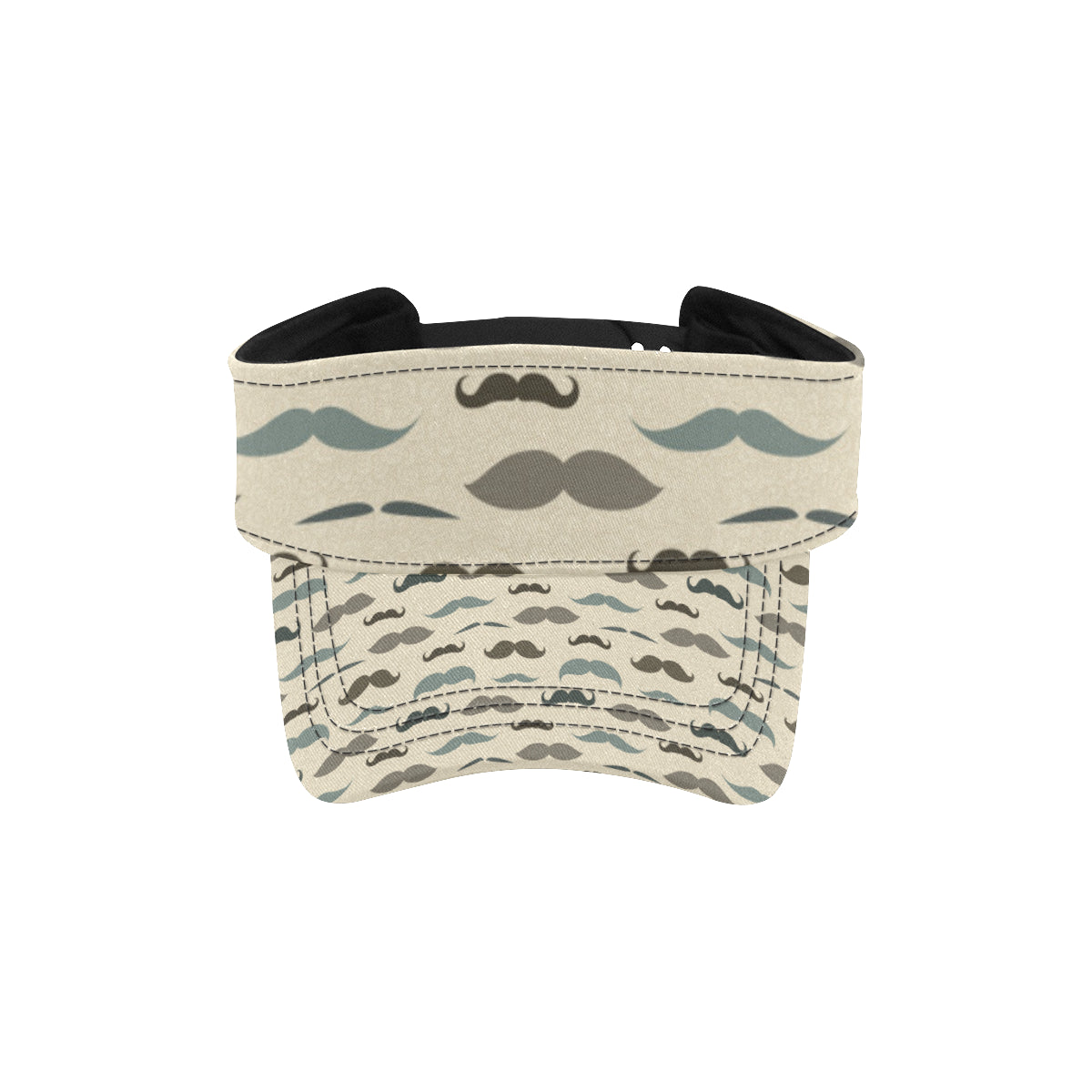 Mustache Pattern Print Design A01 Unisex Sun Visor