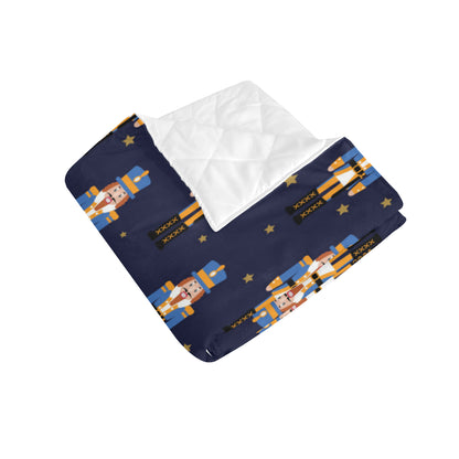 Nutcracker Pattern Print Design A04 Premium Quilt