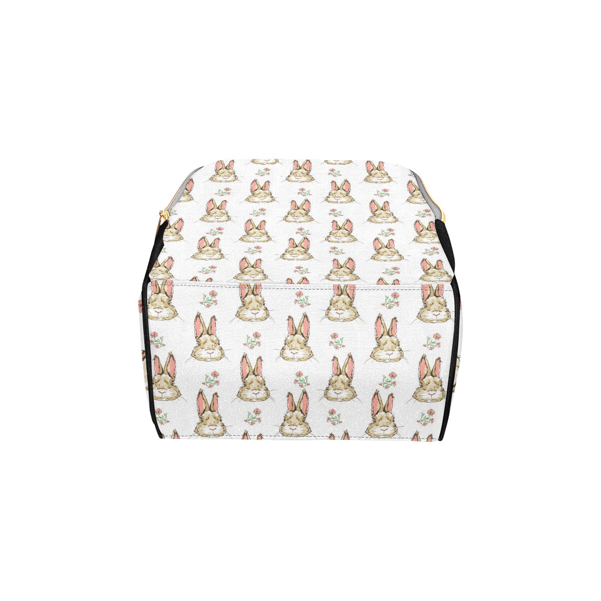 Rabbit Pattern Print Design RB09 Diaper Bag Backpack