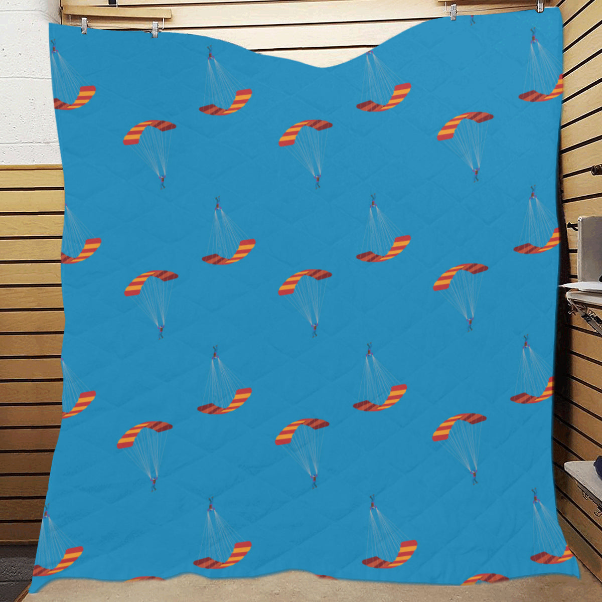 Paratrooper Pattern Print Design A01 Premium Quilt