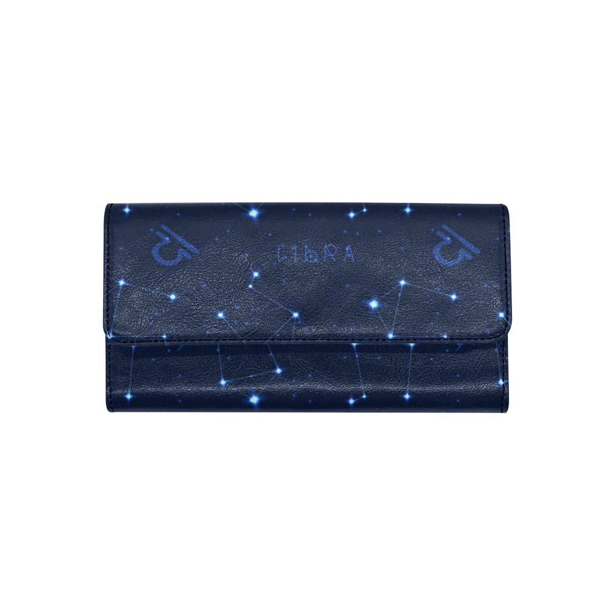 Libra Pattern Print Design 04 Women's Trifold Wallet