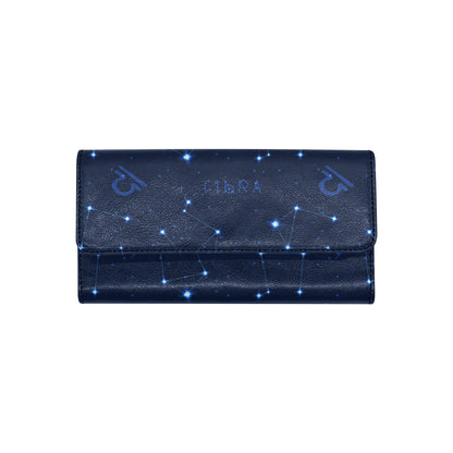 Libra Pattern Print Design 04 Women's Trifold Wallet