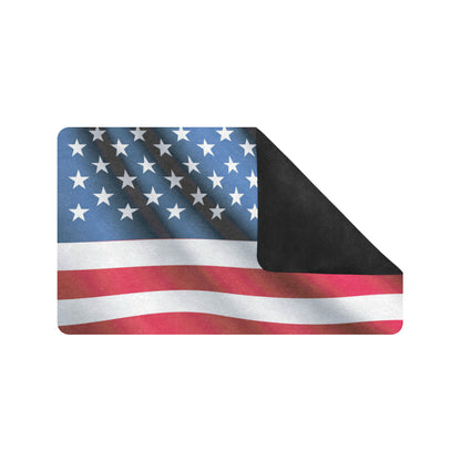 American flag Classic Rubber Doormat