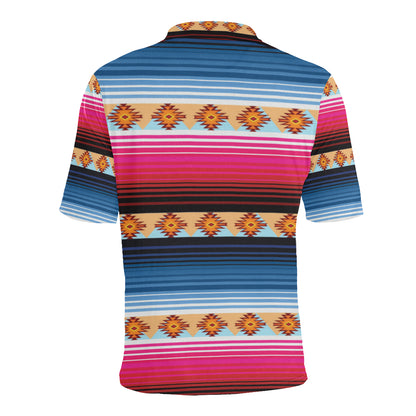 Mexican Pattern Print Design 03 Men Polo Shirt