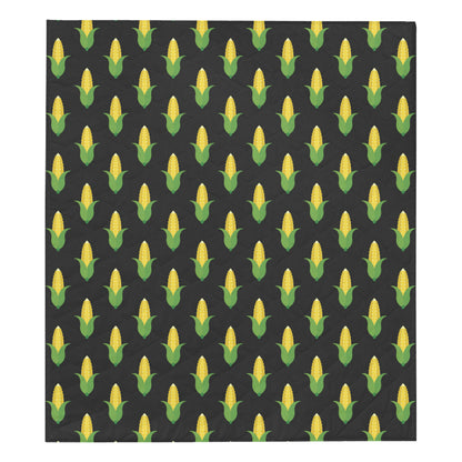 Corn Pattern Print Design 05 Premium Quilt