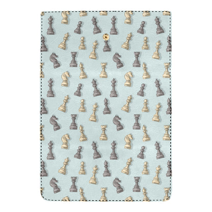 Chess Pattern Print Design 02 Women's Trifold Wallet