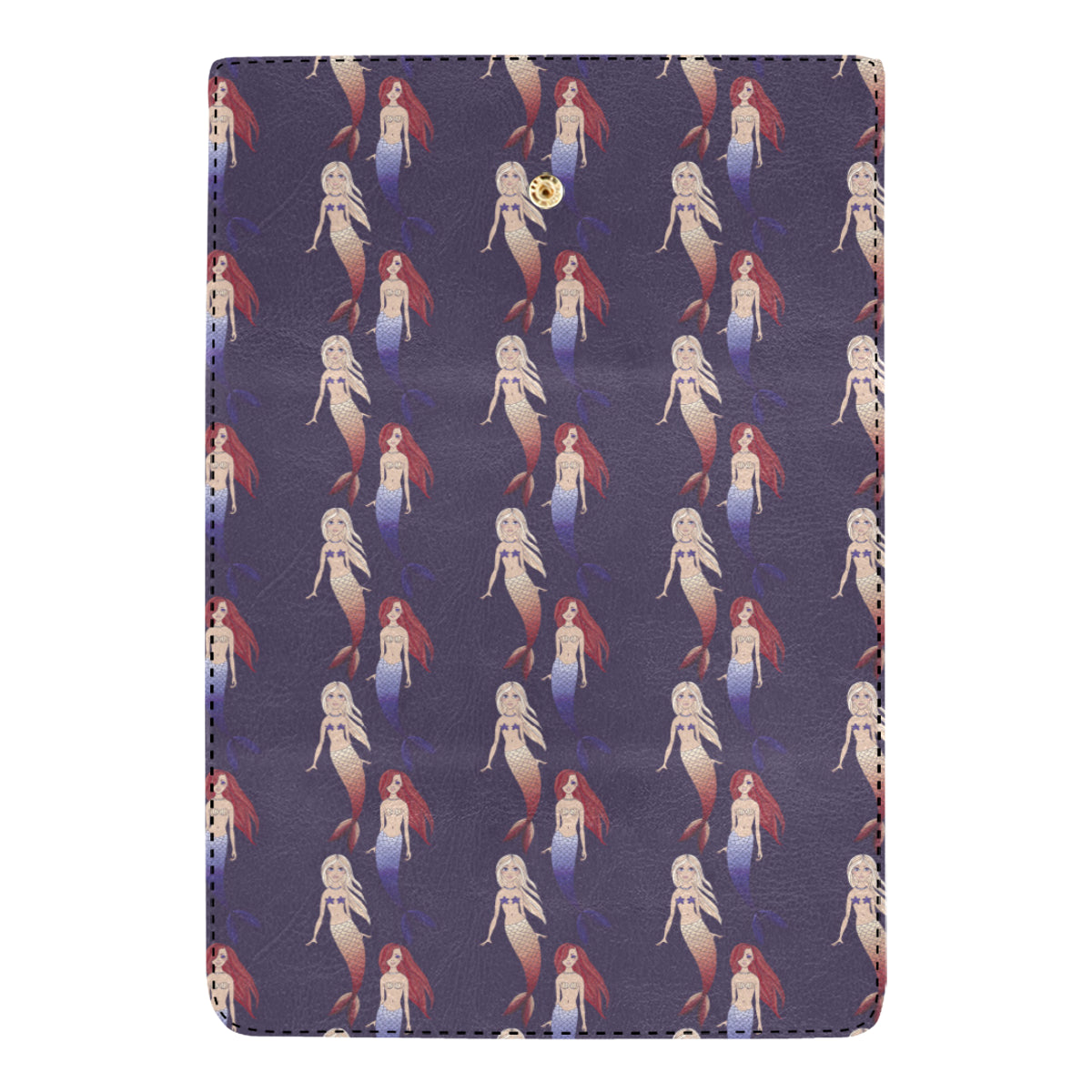 Mermaid Pattern Print Design 02 Women's Trifold Wallet