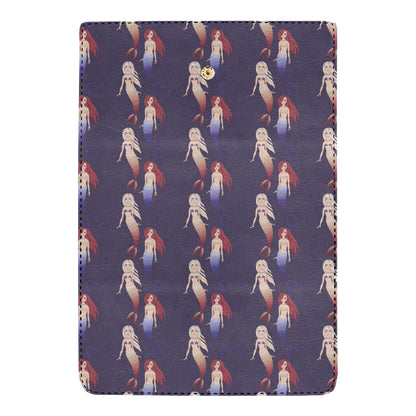 Mermaid Pattern Print Design 02 Women's Trifold Wallet