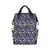 Lavender Dragonfly Pattern Print Design LV03 Diaper Bag Backpack