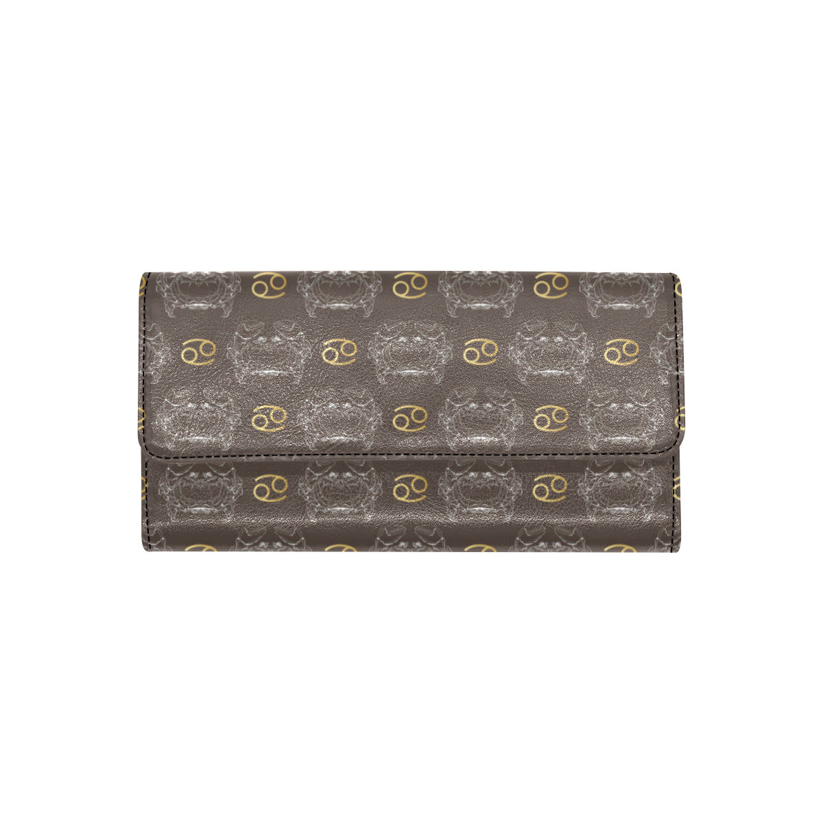 Cancer Zodiac Pattern Print Design 01 Women's Trifold Wallet