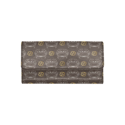 Cancer Zodiac Pattern Print Design 01 Women's Trifold Wallet