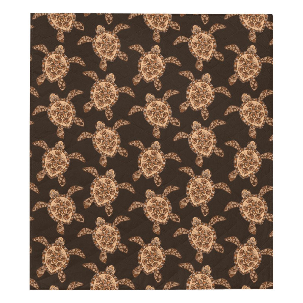 Tribal Sea Turtle Pattern Print Design T09 Premium Quilt