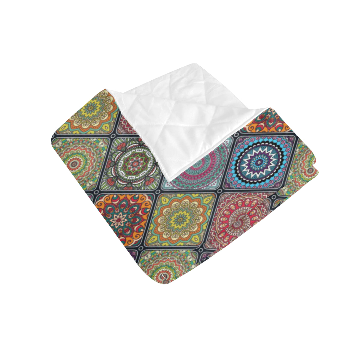 Bohemian Pattern Print Design 05 Premium Quilt