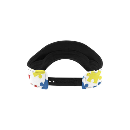 Autism Awareness Pattern Print Design 04 Unisex Sun Visor