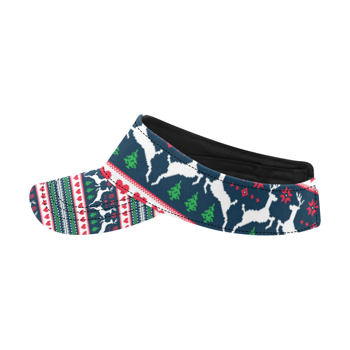 Reindeer Pattern Print Design 03 Unisex Sun Visor