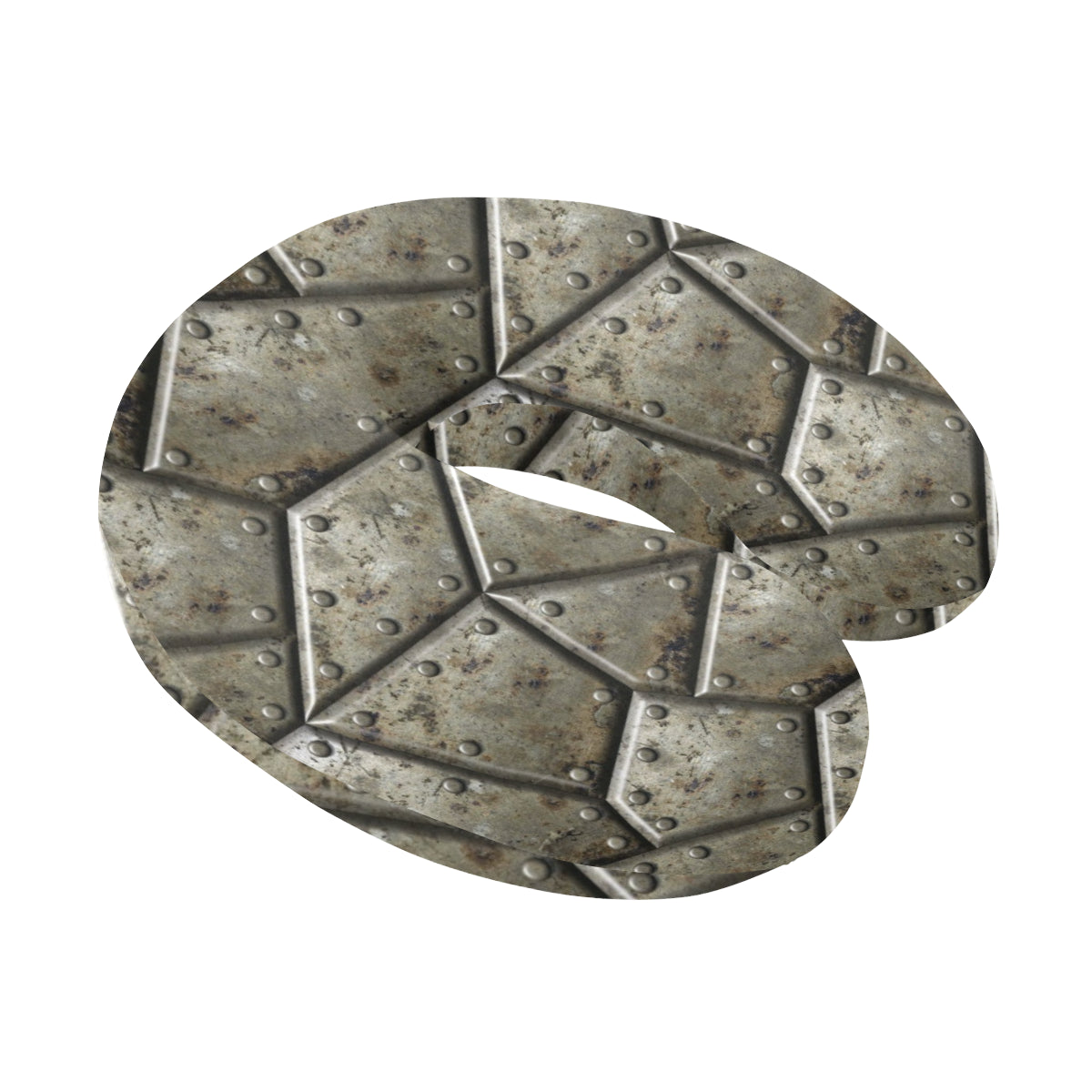 Armor Pattern Print Design 01 U-Shaped Travel Neck Pillow