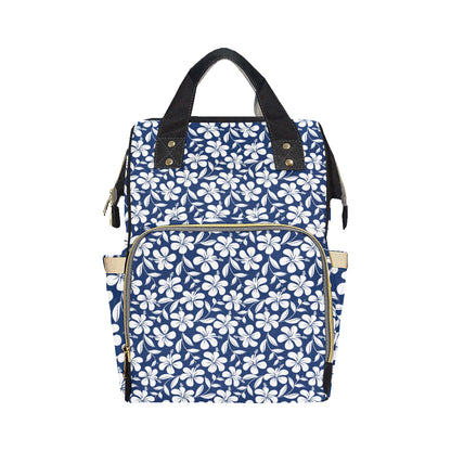 Hibiscus Pattern Print Design HB031 Diaper Bag Backpack