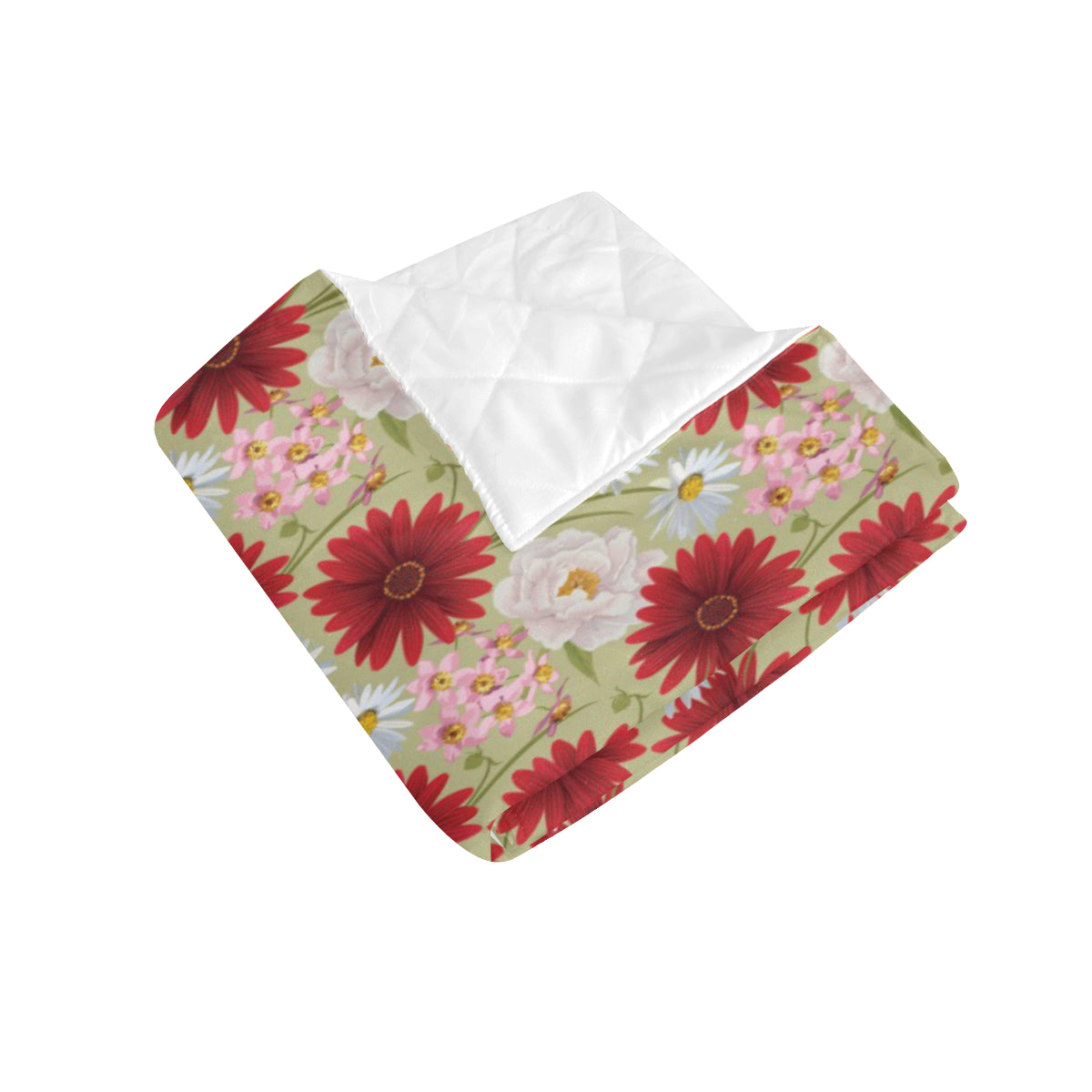 Gerberas Pattern Print Design GB07 Premium Quilt
