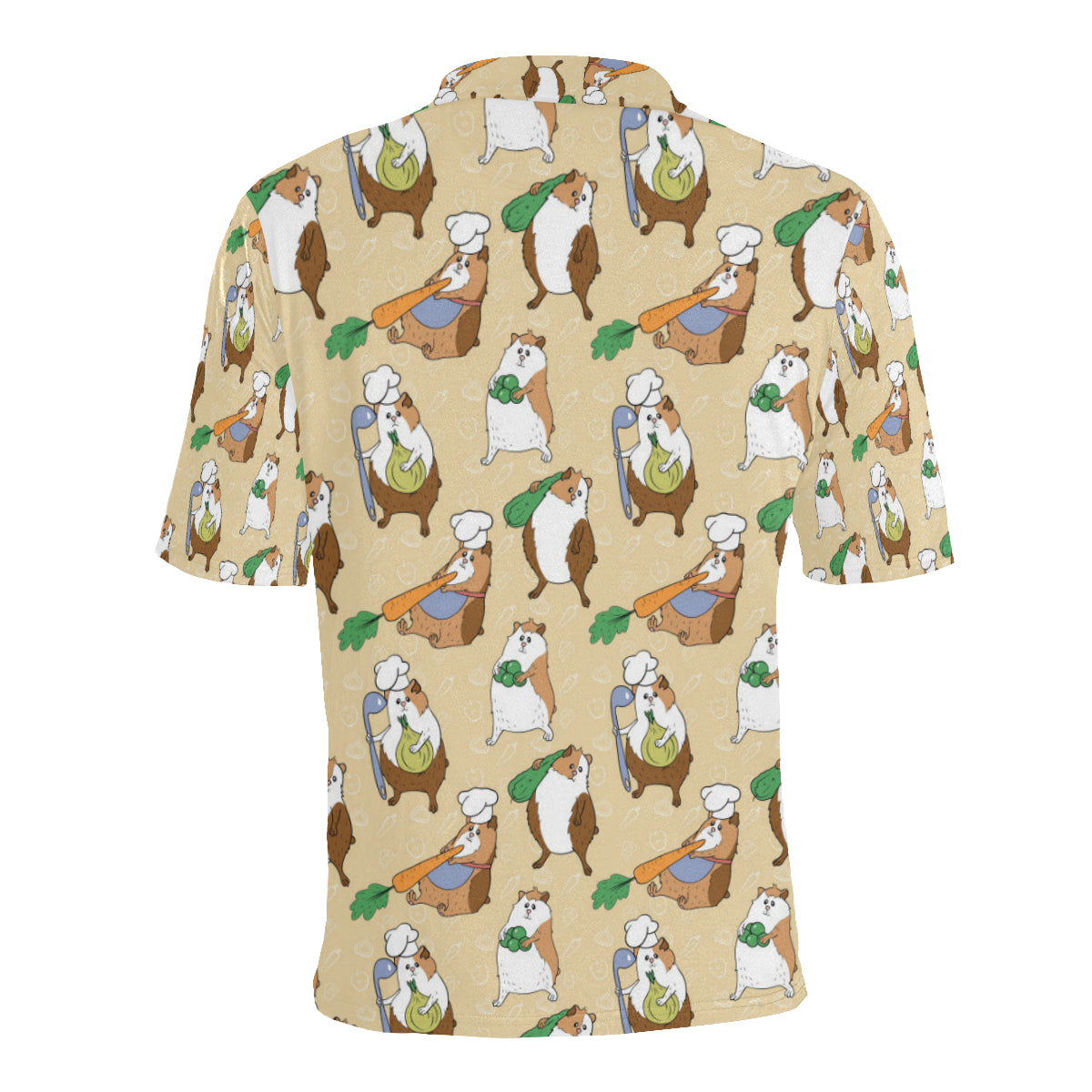 Guinea Pig Pattern Print Design 03 Men Polo Shirt