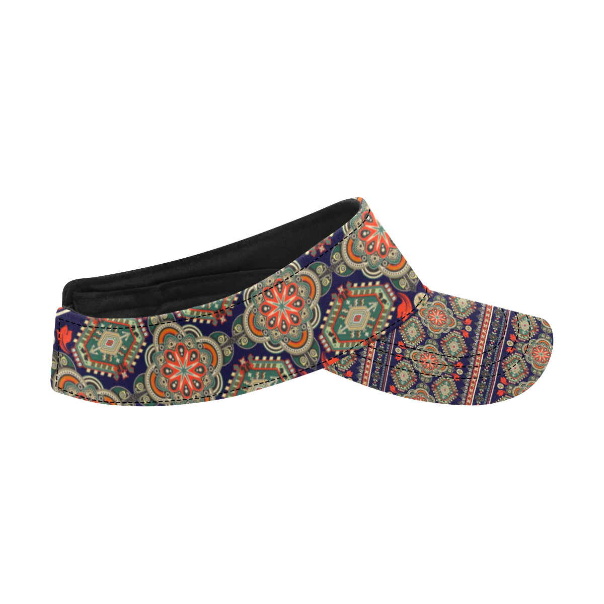 Ethnic Geometric Print Pattern Unisex Sun Visor
