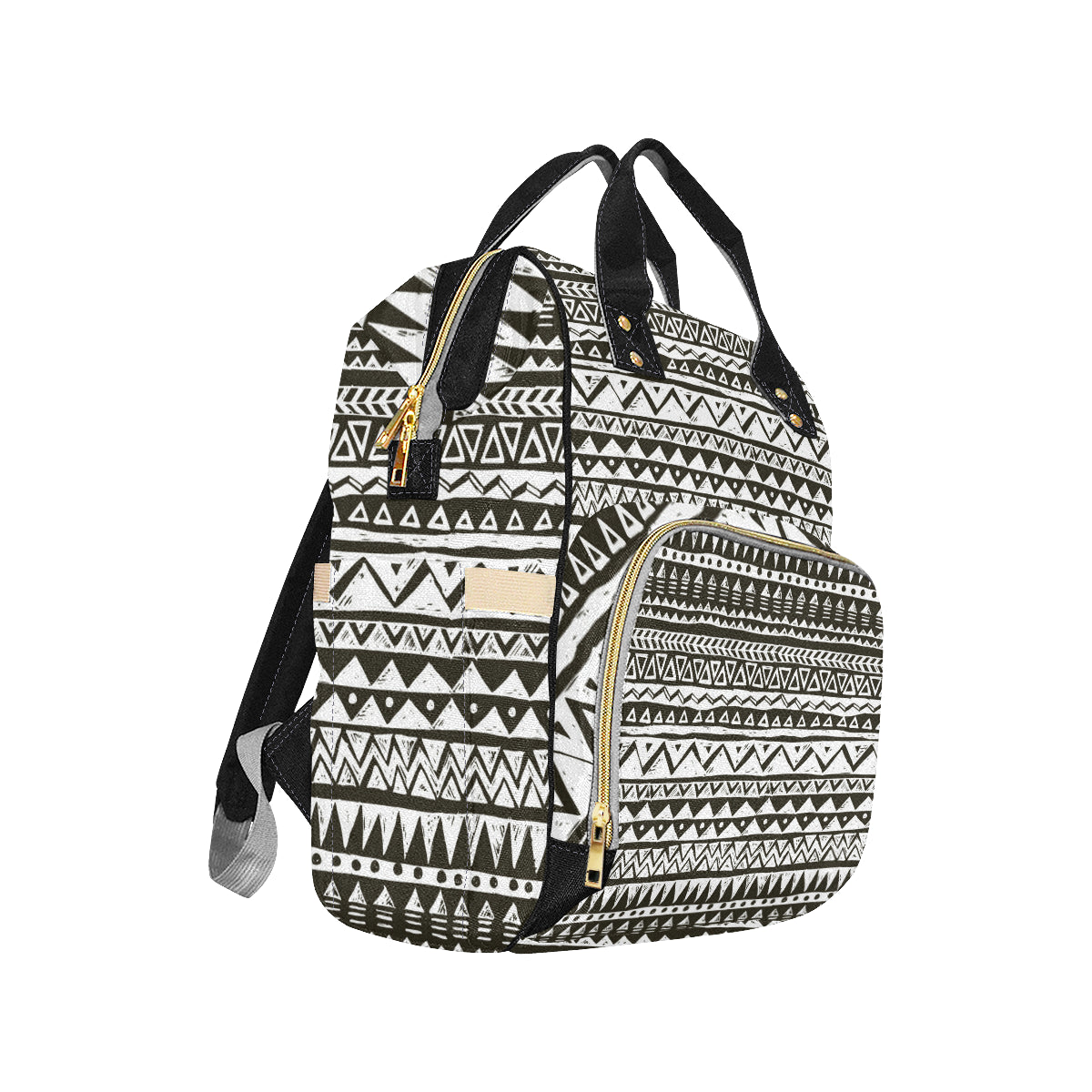 Hand draw Tribal Aztec Diaper Bag Backpack