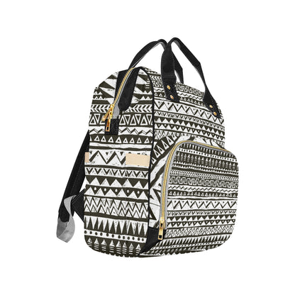 Hand draw Tribal Aztec Diaper Bag Backpack