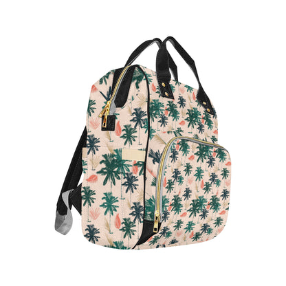 Palm Tree Pattern Print Design PT014 Diaper Bag Backpack