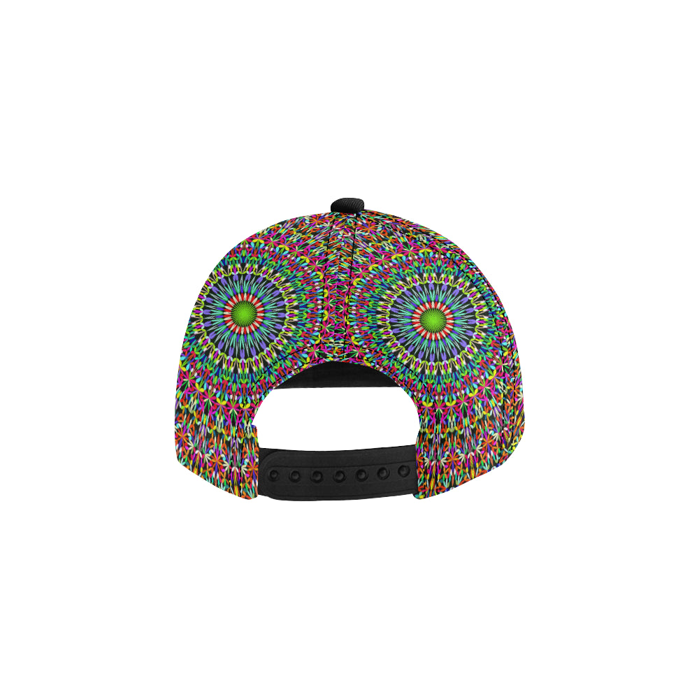 Bohemian Colorful Style Print Snapback Cap