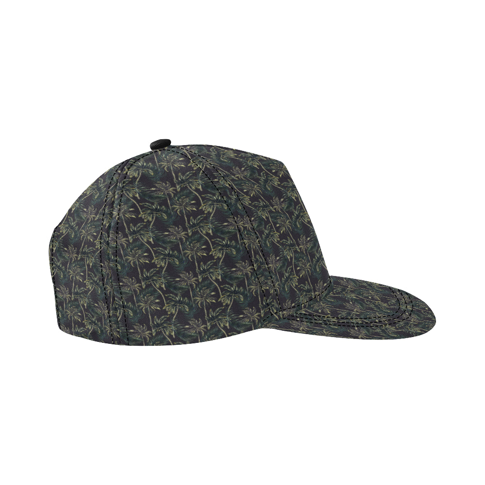 Palm Tree Background Design Print Snapback Cap