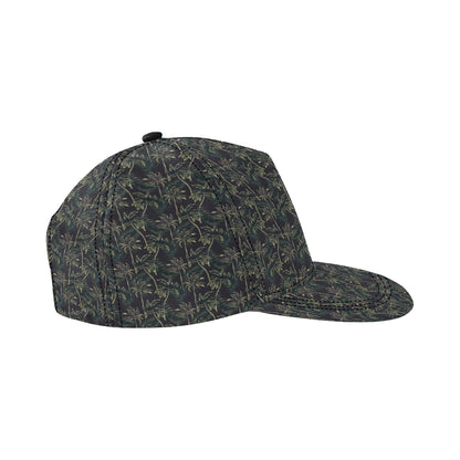 Palm Tree Background Design Print Snapback Cap