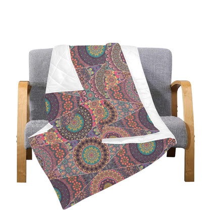 Bohemian Pattern Print Design 07 Premium Quilt