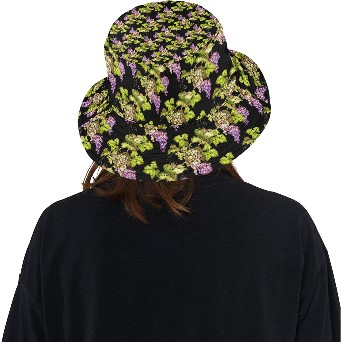 Grape Pattern Print Design GP04 Unisex Bucket Hat