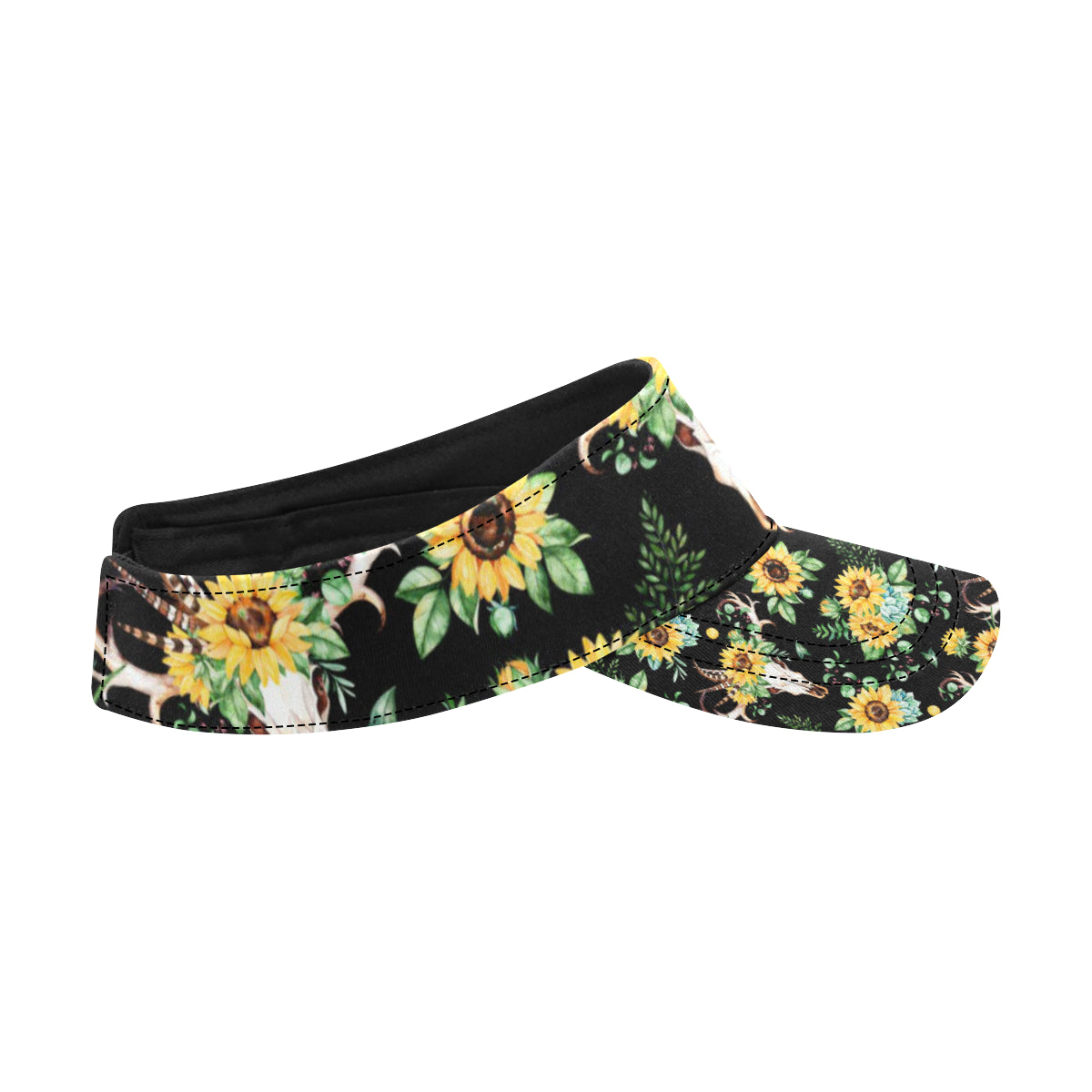 Sunflower Pattern Print Design SF08 Unisex Sun Visor