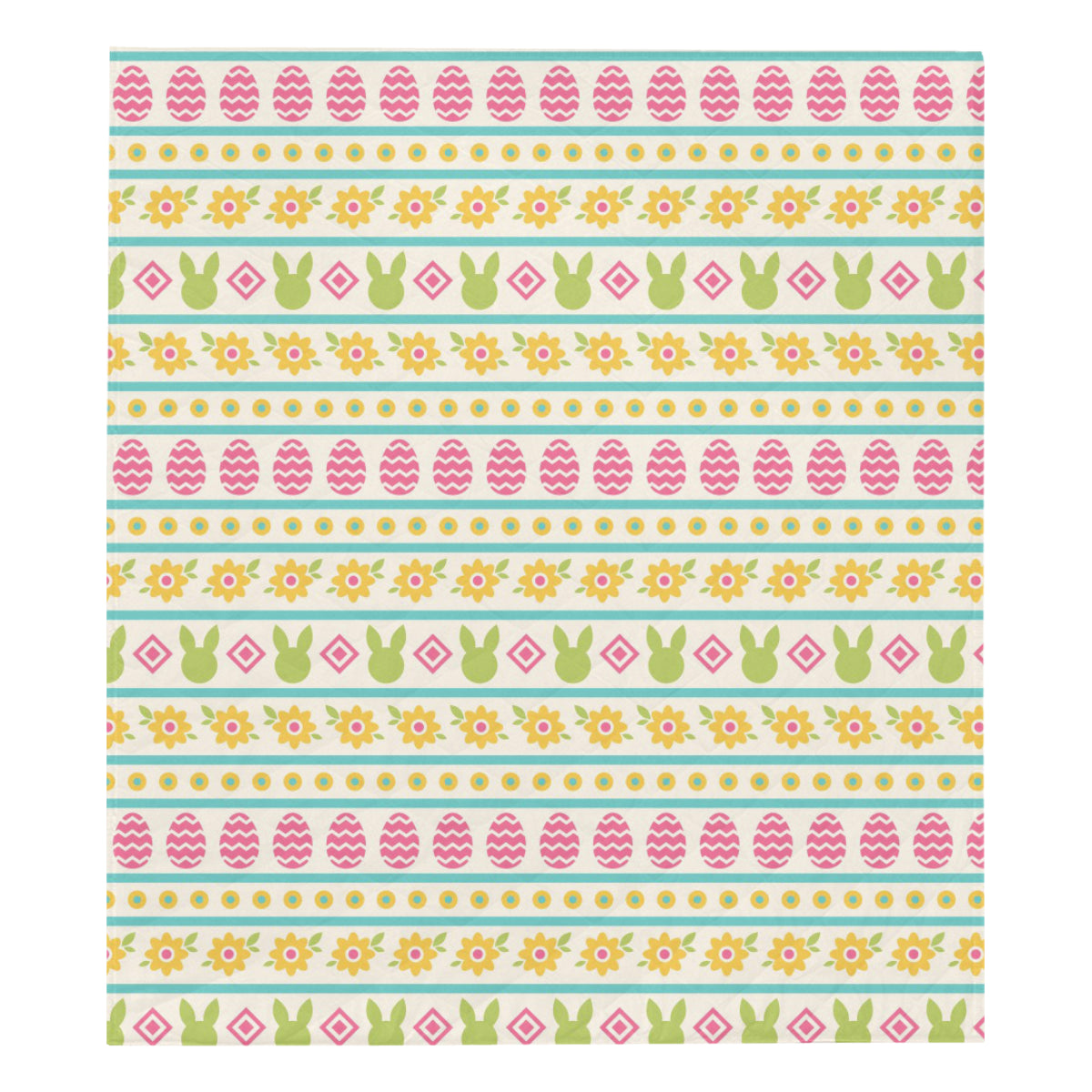 Easter Eggs Pattern Print Design RB016 Premium Quilt