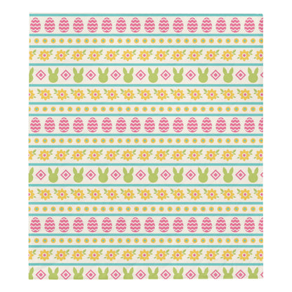 Easter Eggs Pattern Print Design RB016 Premium Quilt