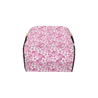 Cherry Blossom Pattern Print Design CB02 Diaper Bag Backpack