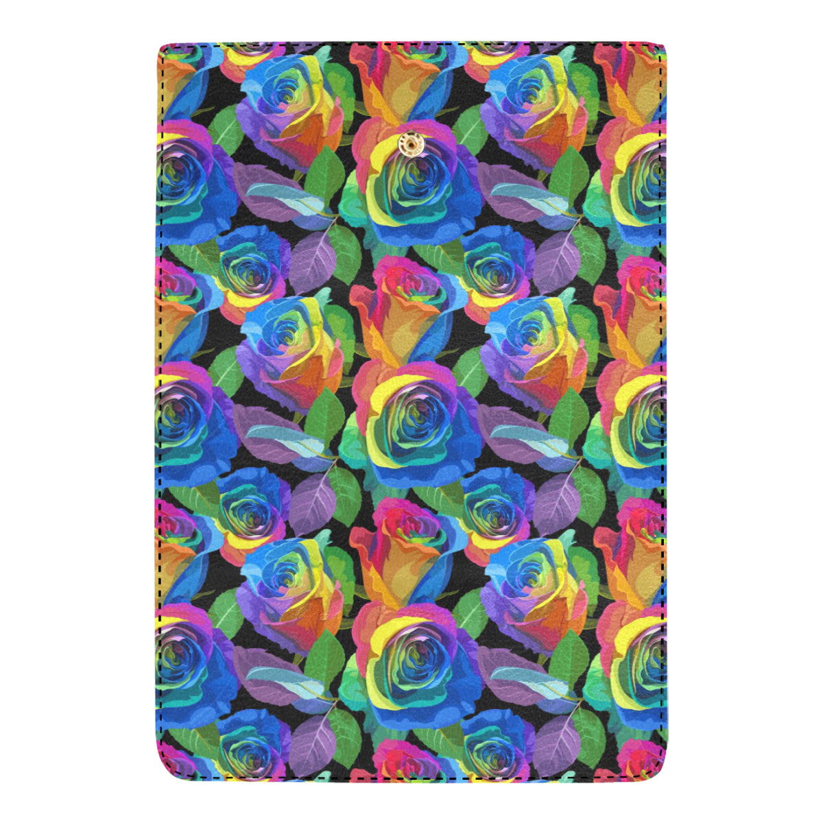 Rose Pattern Print Design RO02 Women's Trifold Wallet