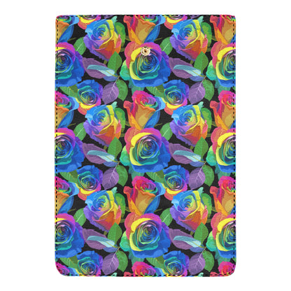 Rose Pattern Print Design RO02 Women's Trifold Wallet