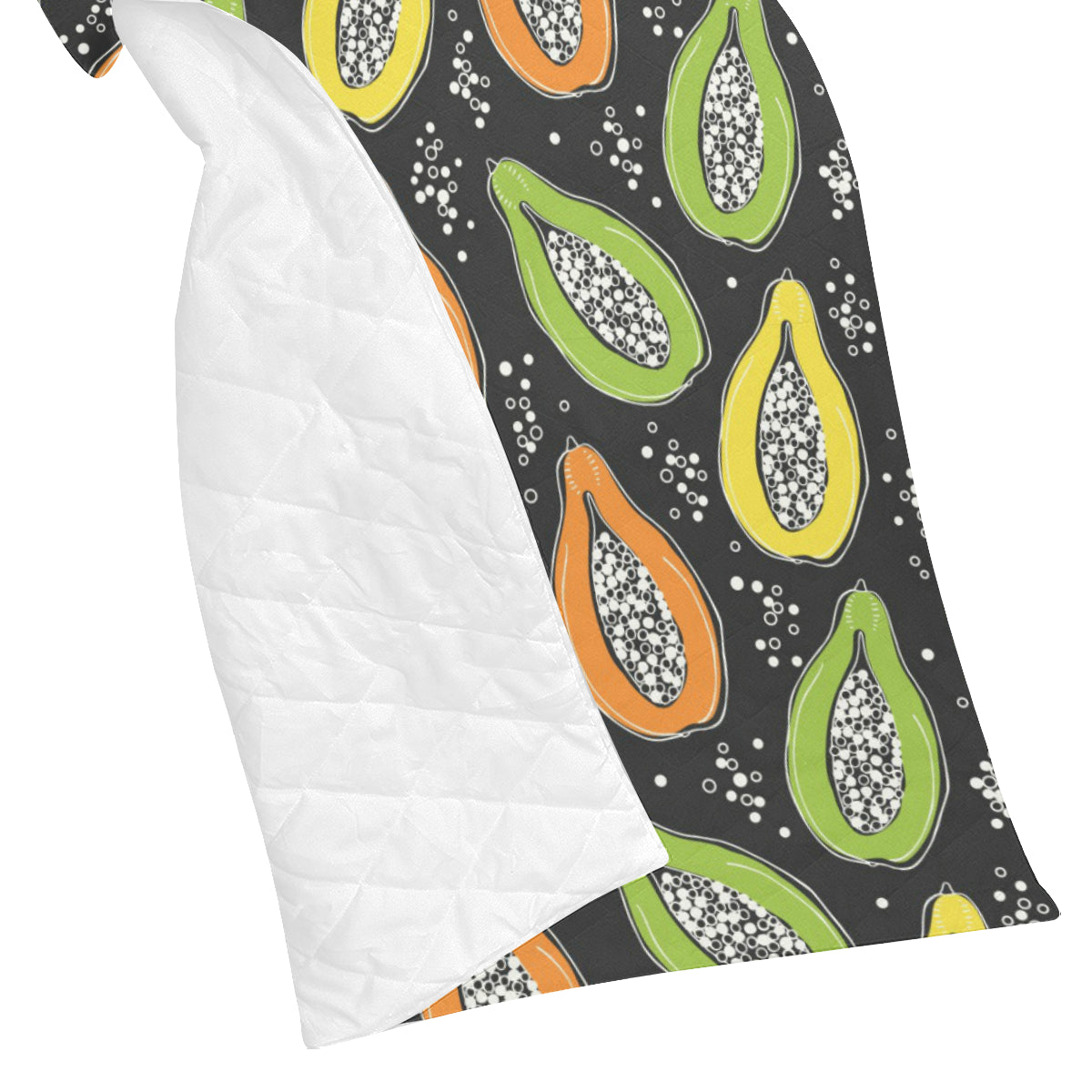 Papaya Pattern Print Design PP05 Premium Quilt