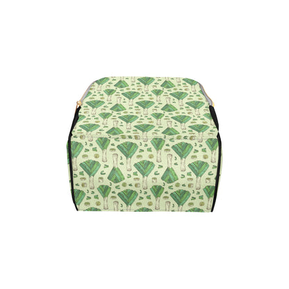 Leek Pattern Print Design 04 Diaper Bag Backpack