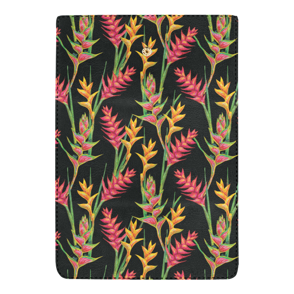 Heliconia Pattern Print Design HL01 Women's Trifold Wallet