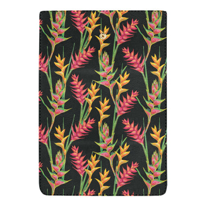 Heliconia Pattern Print Design HL01 Women's Trifold Wallet
