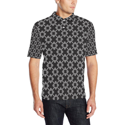 Celtic Pattern Print Design 06 Men Polo Shirt