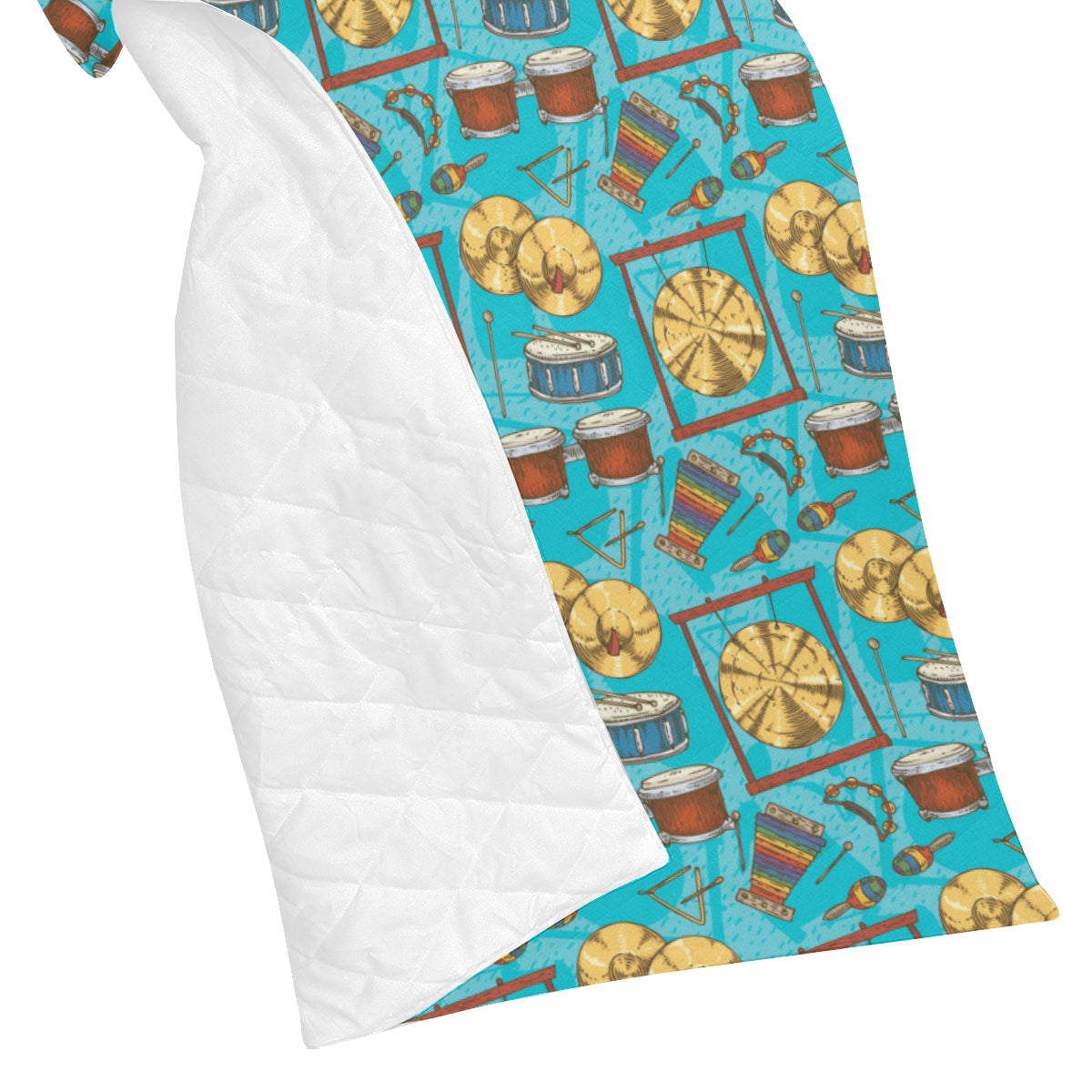 Percussion Pattern Print Design 03 Premium Quilt
