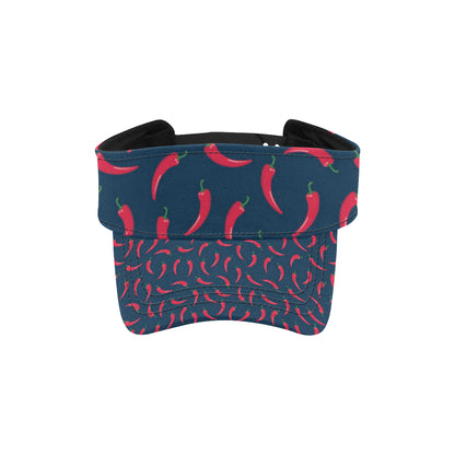 Chilli Pepper Pattern Print Design 03 Unisex Sun Visor
