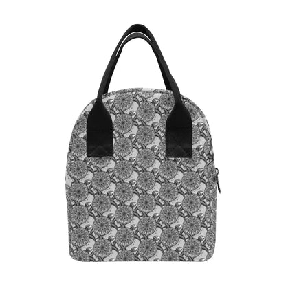 Tribal Turtle Polynesian Themed Print Insulated Lunch Bag