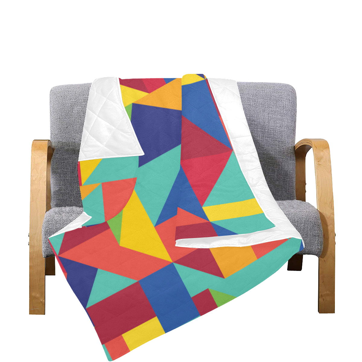 Mosaic Pattern Print Design 01 Premium Quilt