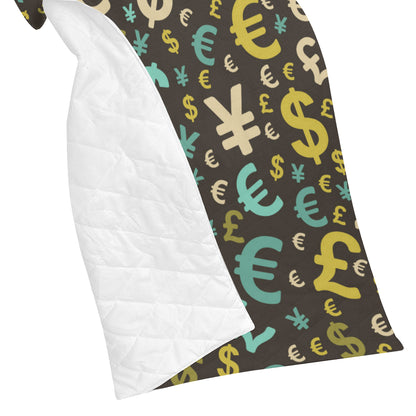 Money Pattern Print Design 01 Premium Quilt