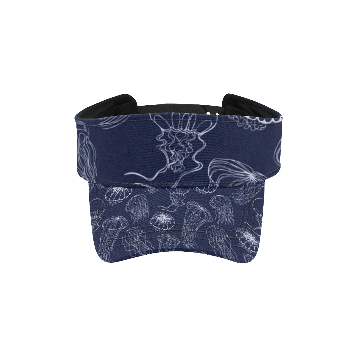 Jellyfish Pattern Print Design 05 Unisex Sun Visor